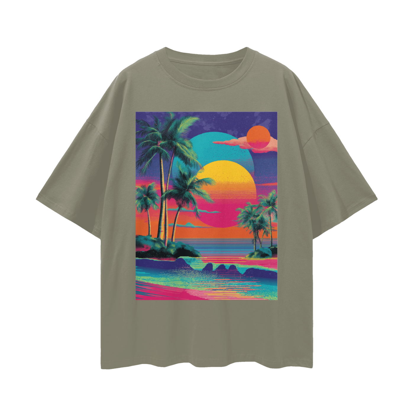 Neon Surf Tribe Loose Drop T - Limited Print RRST26