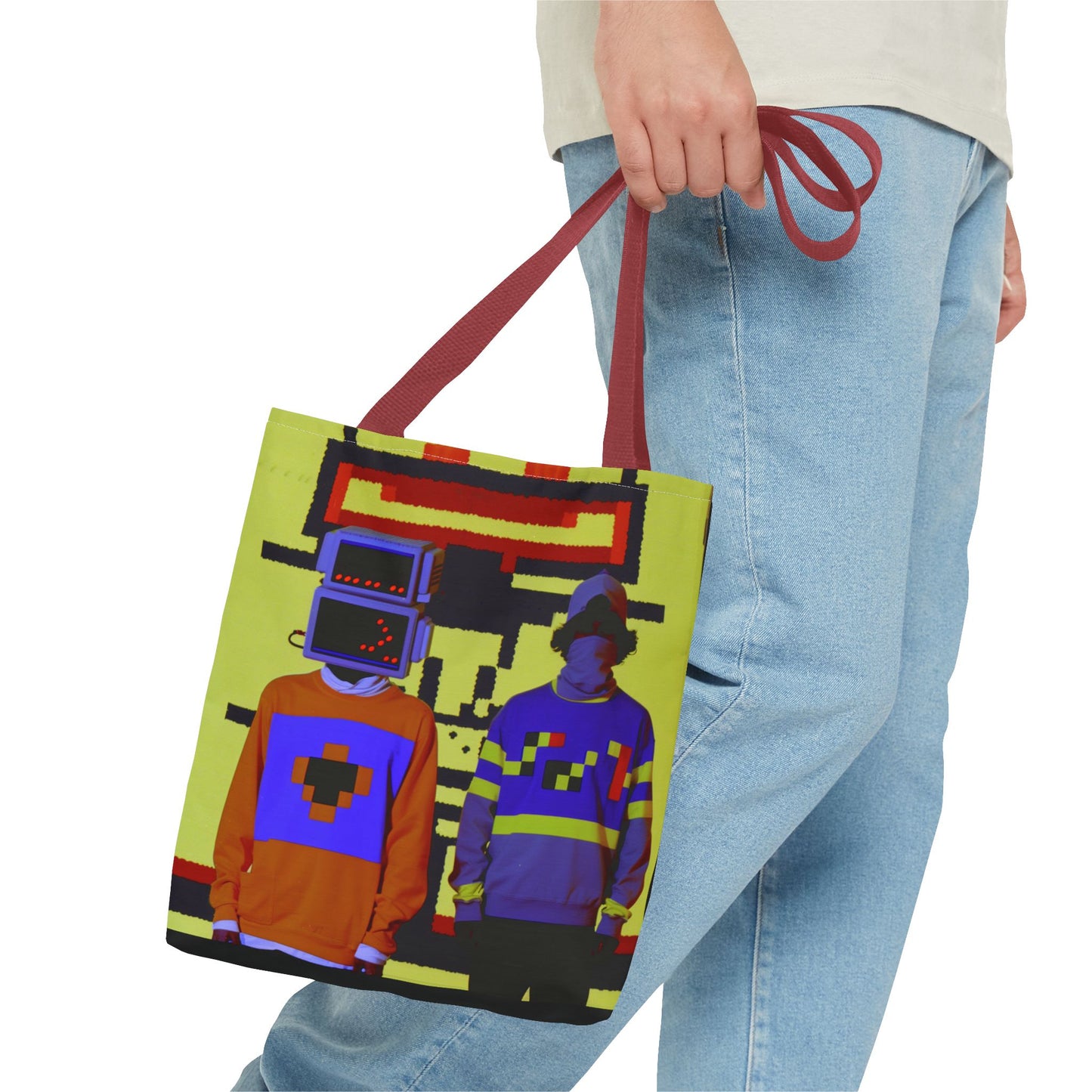 Neon Wolf Tribe RRTB005 Vinyl VHS Tote - Limited