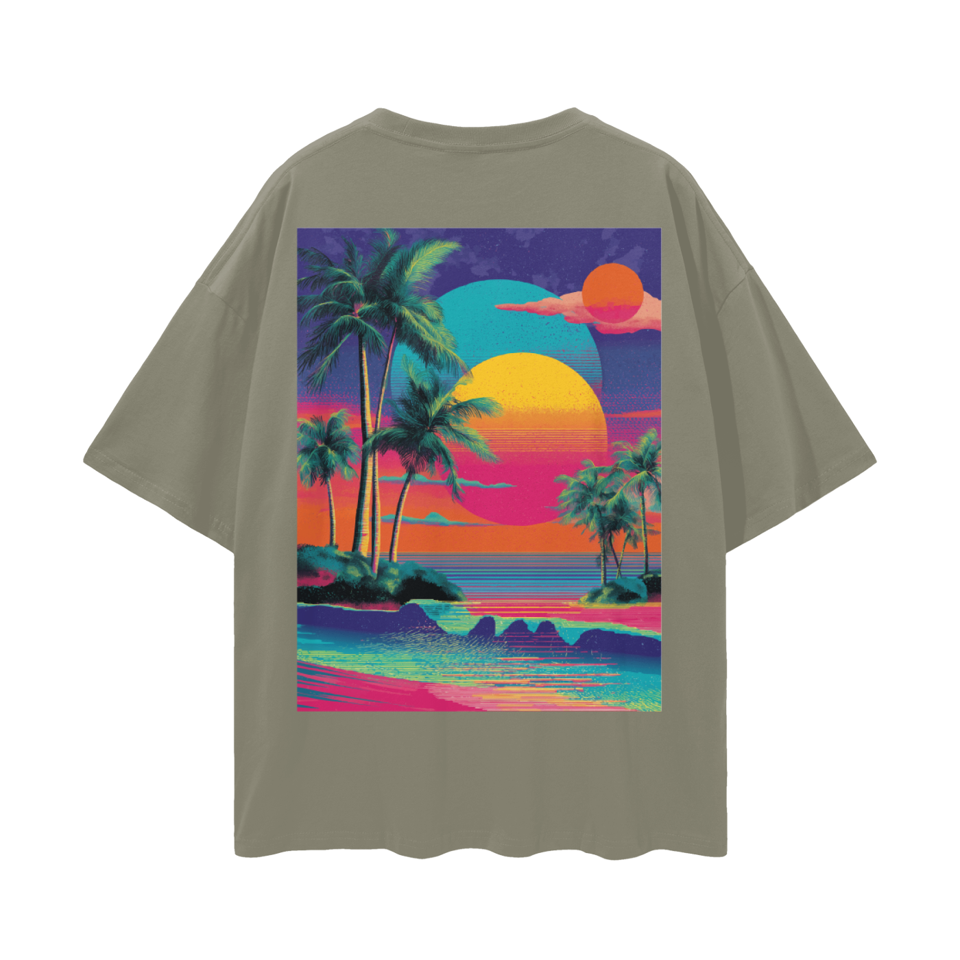 Neon Surf Tribe Loose Drop T - Limited Print RRST23
