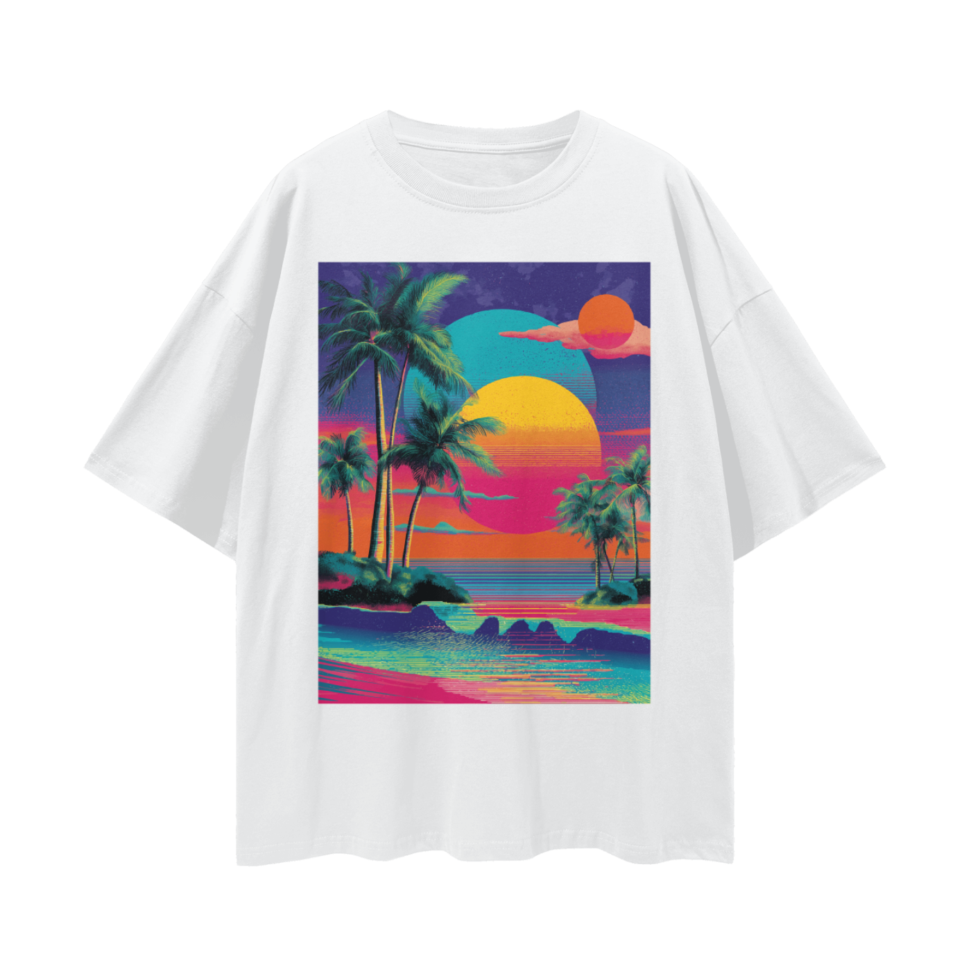 Neon Surf Tribe Loose Drop T - Limited Print RRST26