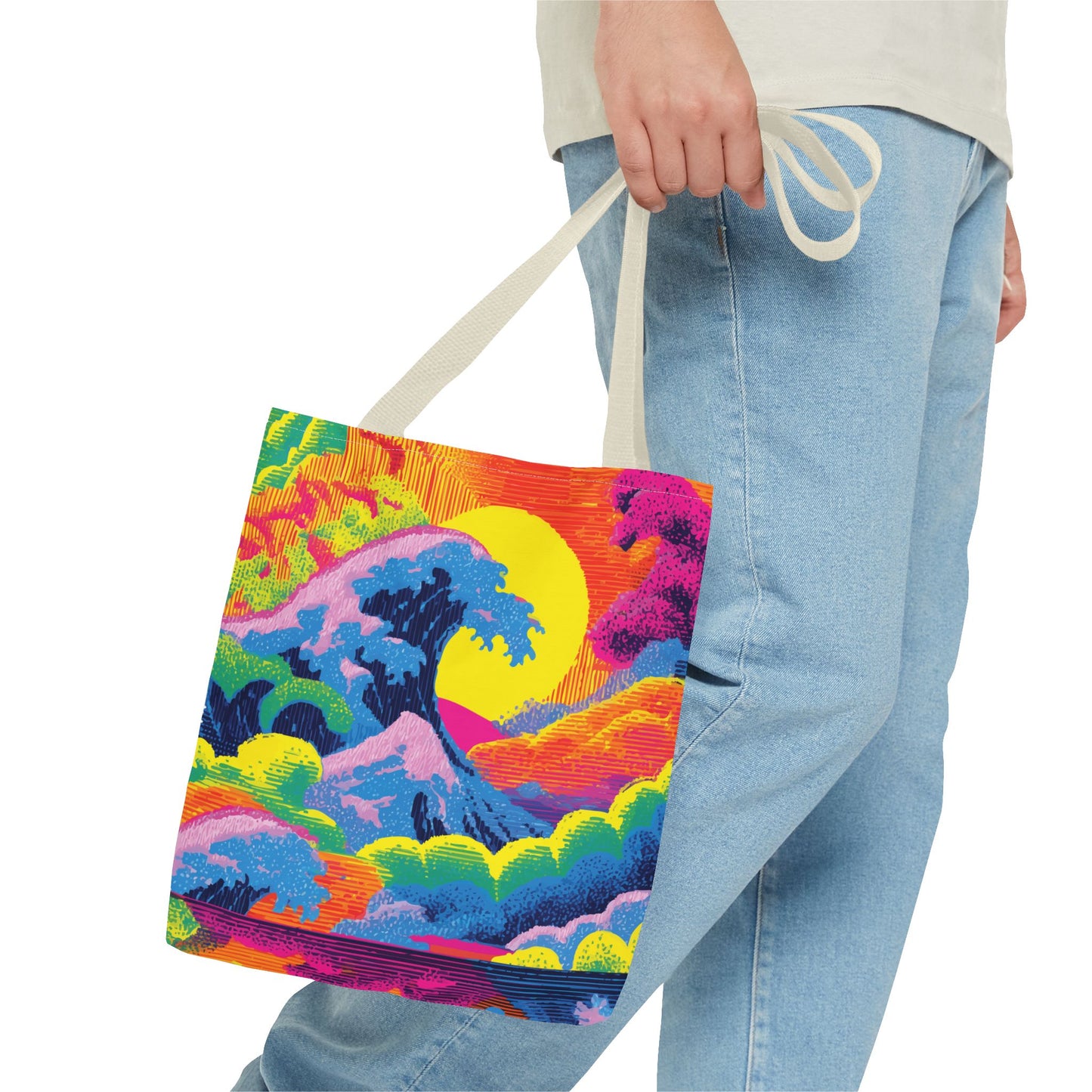 Neon Japan Surf Tribe Tote Bag - RRTB33