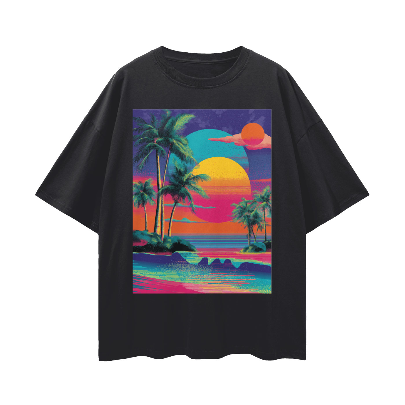 Neon Surf Tribe Loose Drop T - Limited Print RRST26