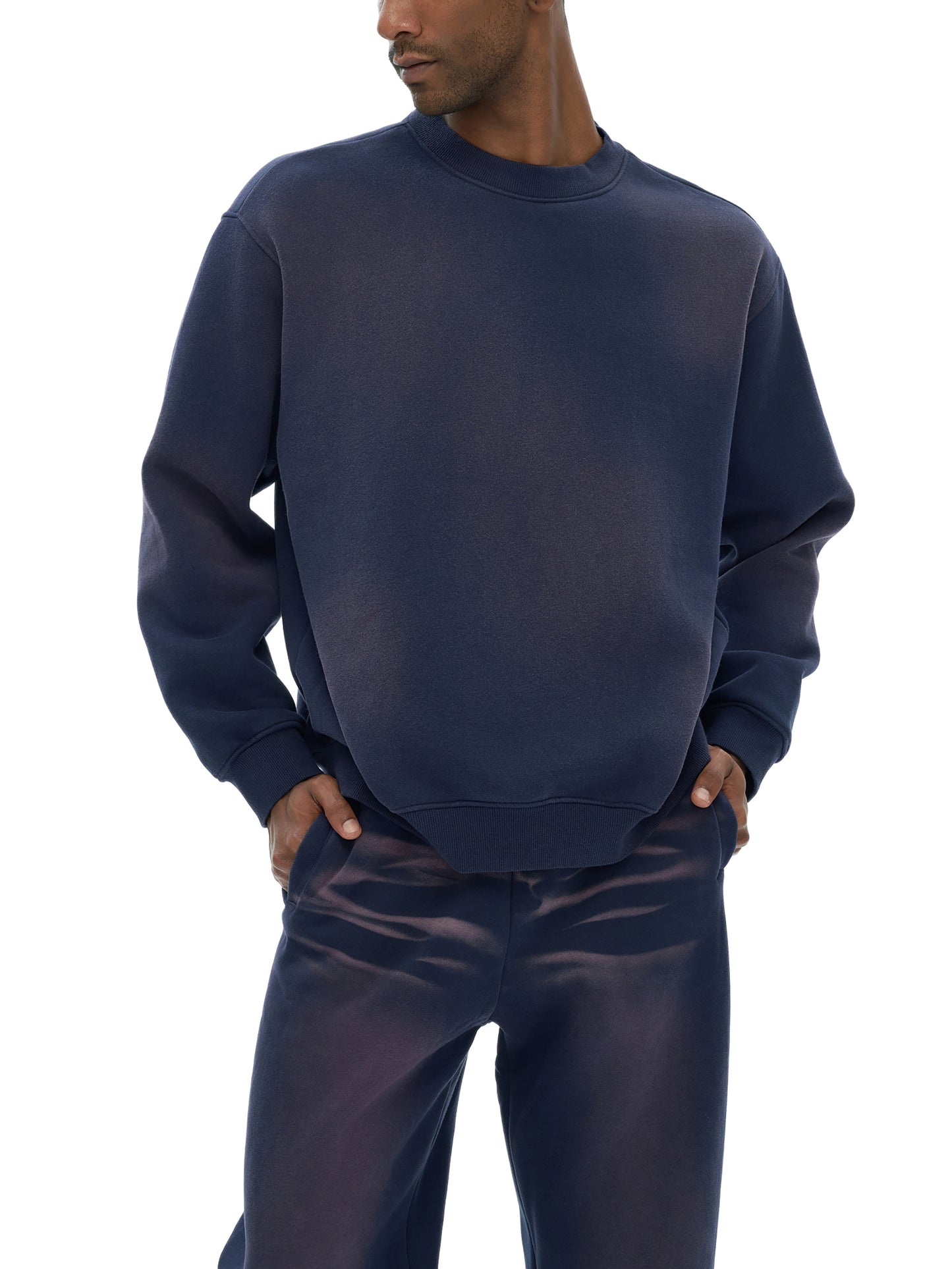 White RR93 Fleeced Sweatshirt