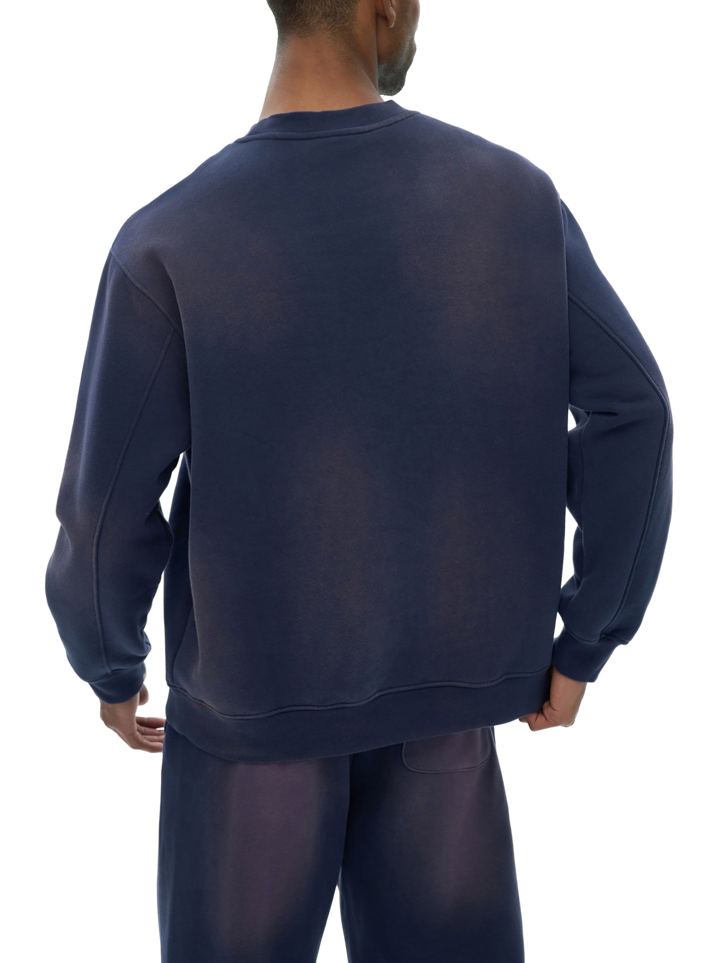 White RR93 Fleeced Sweatshirt