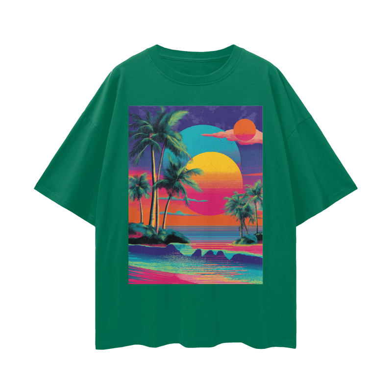Neon Surf Tribe Loose Drop T - Limited Print RRST26