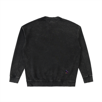 Neon Surf Tribe Drop Shoulder Crewneck Sweatshirt Limited Print RRCN19