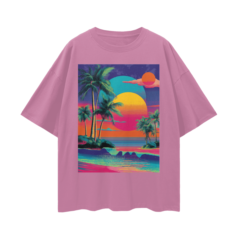 Neon Surf Tribe Loose Drop T - Limited Print RRST26
