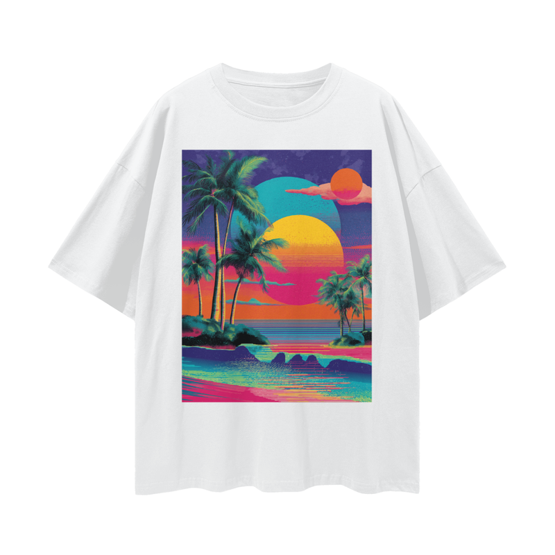 Neon Surf Tribe Loose Drop T - Limited Print RRST26