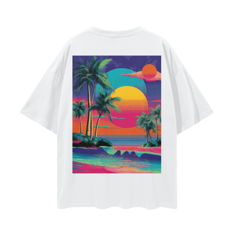Neon Surf Tribe Loose Drop T - Limited Print RRST23