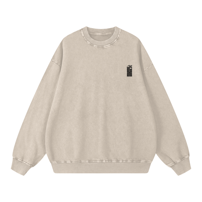 Snow Washed Oversized Sweatshirt