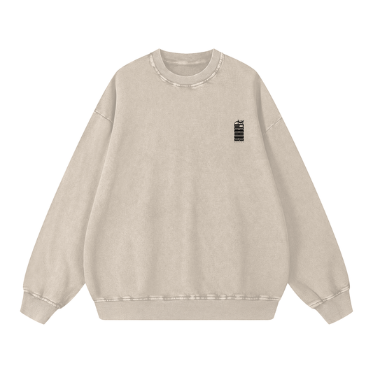 Snow Washed Oversized Sweatshirt