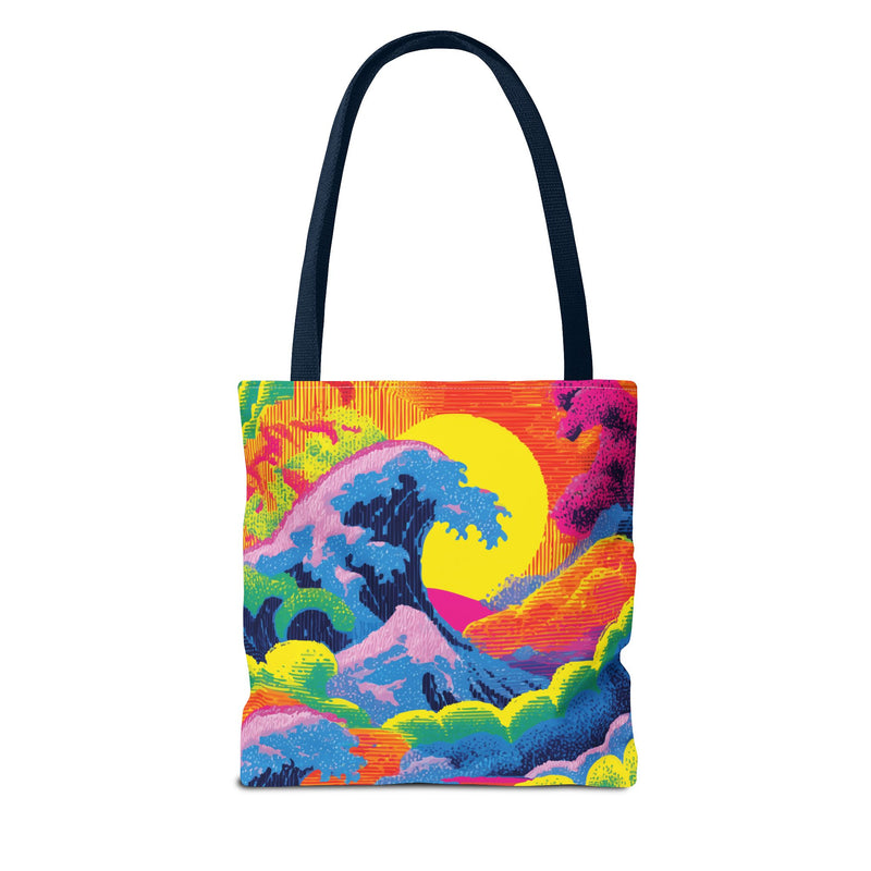 Neon Japan Surf Tribe Tote Bag - RRTB33