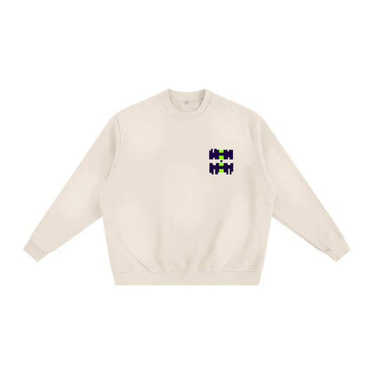 White RR93 Fleeced Sweatshirt