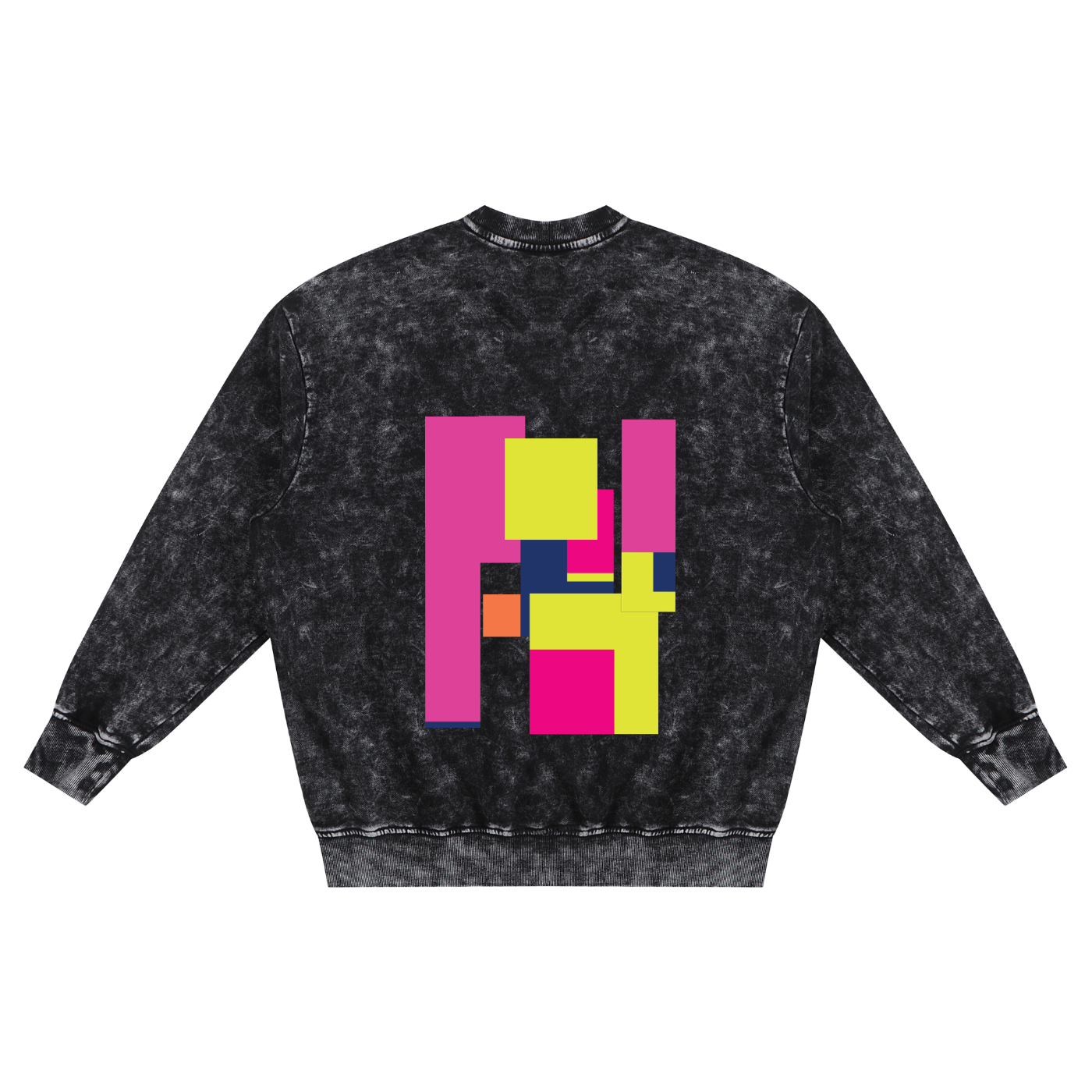 Snow Washed Hand-Frayed Sweatshirt