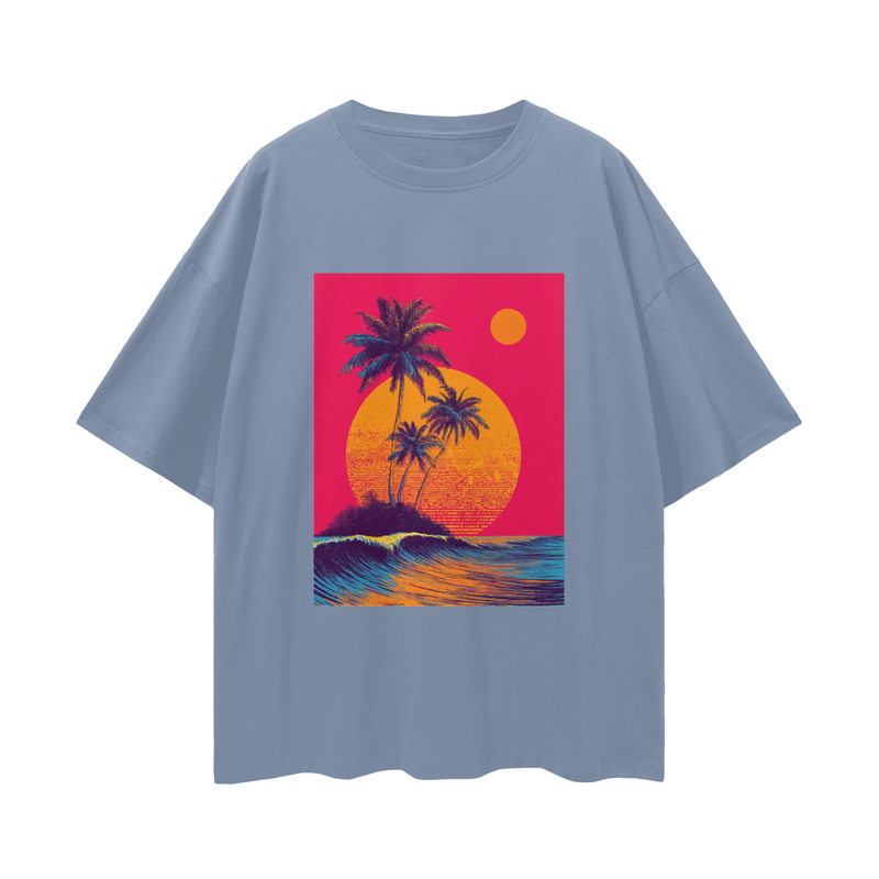 Neon Surf Tribe Loose Drop T - Limited Print RRST27