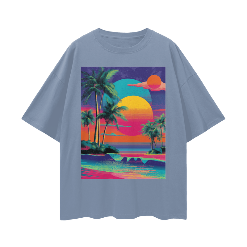 Neon Surf Tribe Loose Drop T - Limited Print RRST26