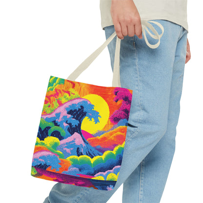 Neon Japan Surf Tribe Tote Bag - RRTB33