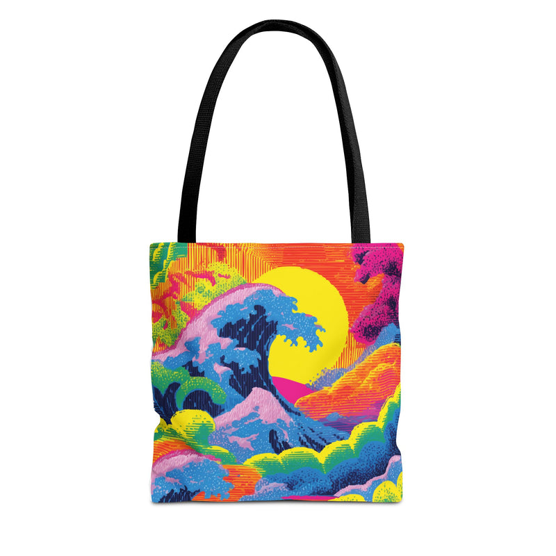 Neon Japan Surf Tribe Tote Bag - RRTB33