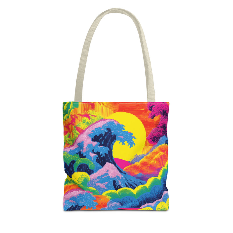 Neon Japan Surf Tribe Tote Bag - RRTB33