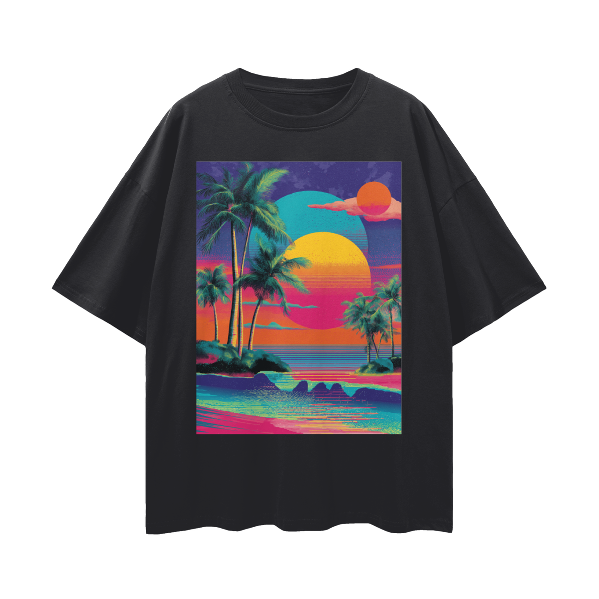 Neon Surf Tribe Loose Drop T - Limited Print RRST26