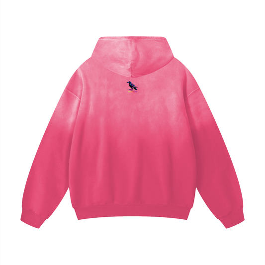 Pixel Pink RR Oversized Hoodie
