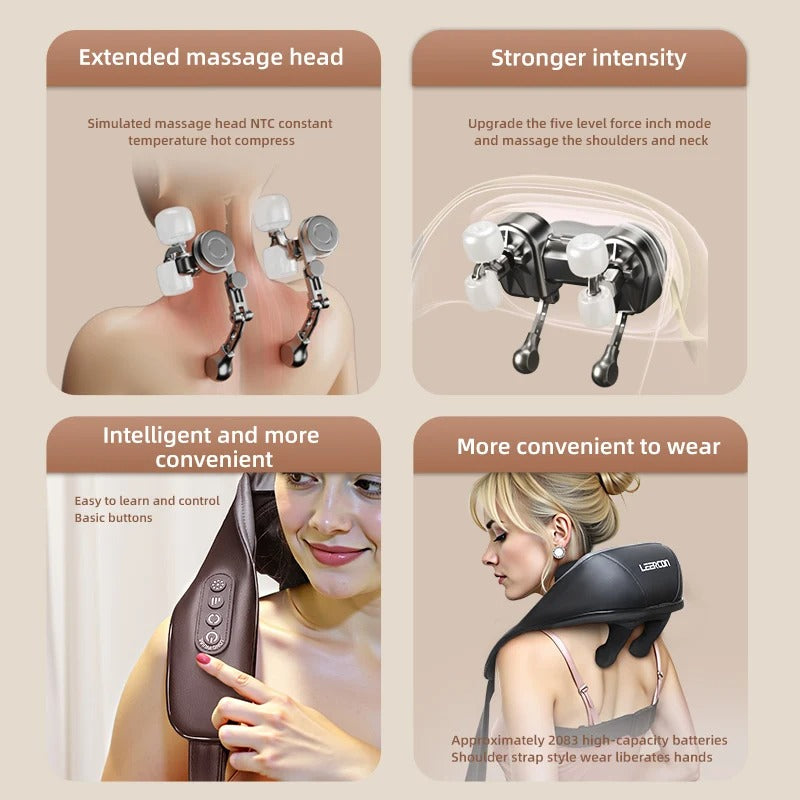 Neck & Back Massage Shawl with Heat