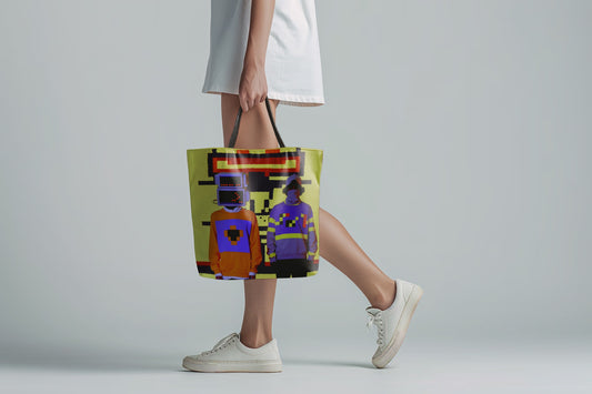 Neon Wolf Tribe RRTB003 Rave Vinyl Festival Tote -  Limited